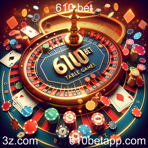 A Emoção das Mesas de Jogos no 610 bet